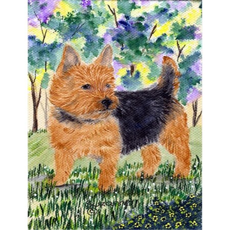 Carolines Treasures Norwich Terrier Flag Canvas - House Size SS8218CHF